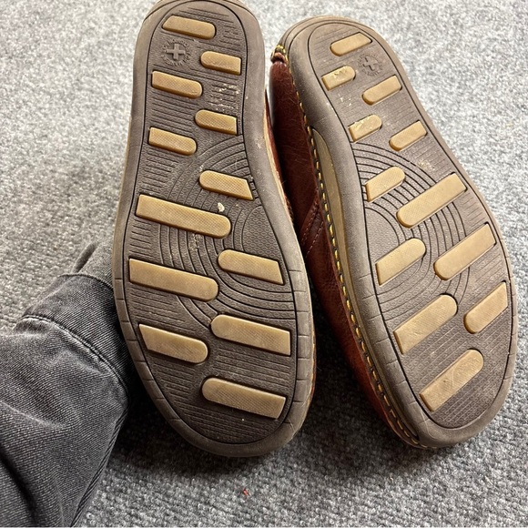DR. MARTENS Men’s Kansas Red Brown Leather Slip On Loafers size: 12 - Picture 3 of 13